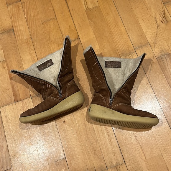 Woodbridge Vintage brown suede leather winter boots Womens 7 - Picture 13 of 15